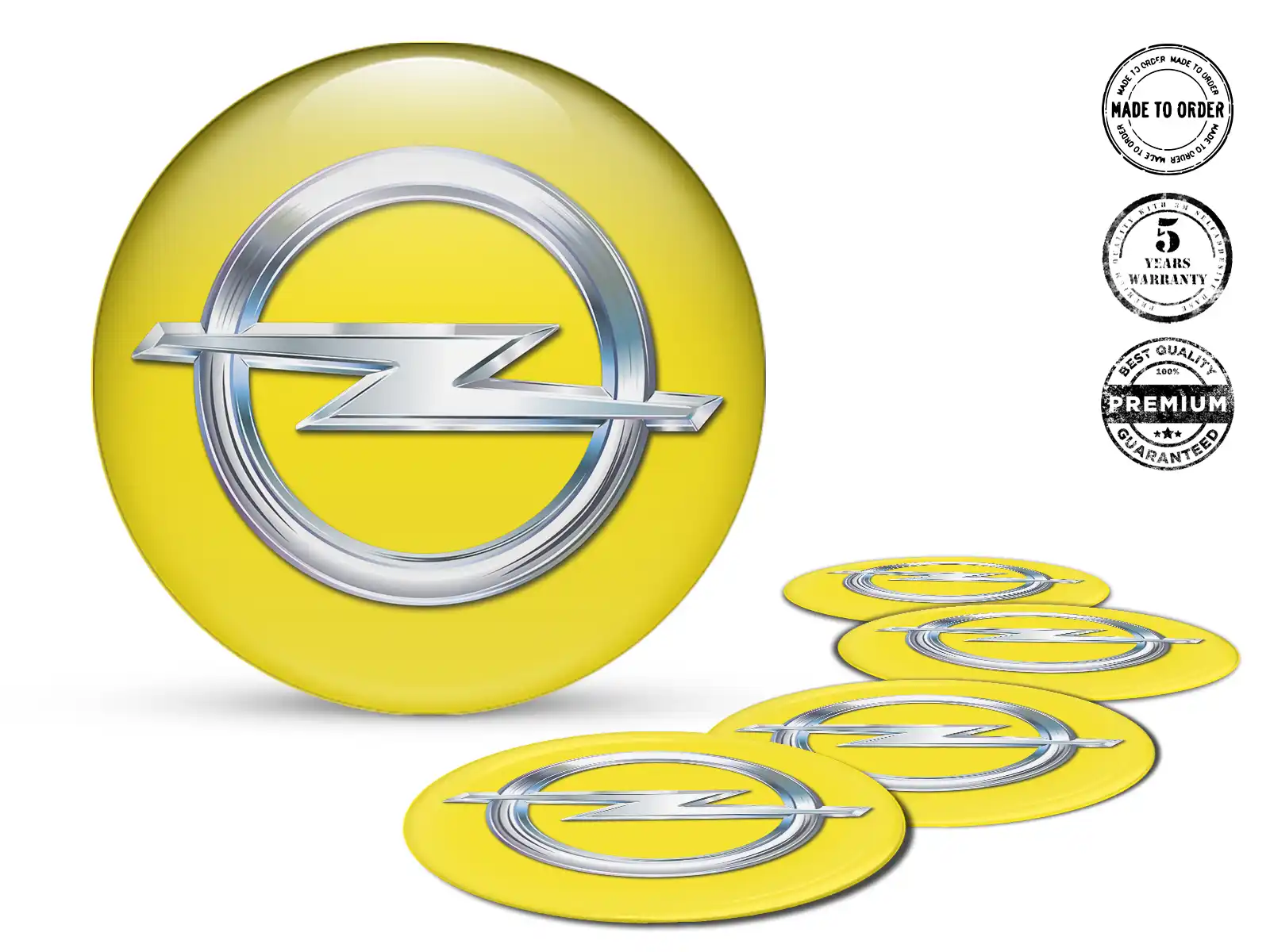 Opel Gewölbte Emblem Design Harz-Radlogos